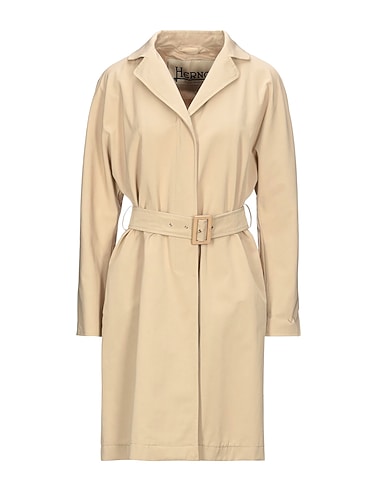 HERNO Soprabito Beige 54% Poliestere, 46% Cotone