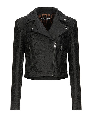 DOLCE&GABBANA Biker Μαύρο 74% Βαμβάκι, 26% Μετάξι