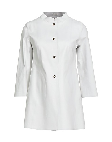 HERNO Full-length jacket Off white 97% Cotton, 3% Elastane