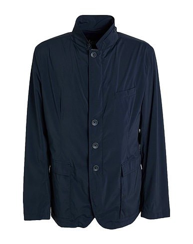 HERNO Jacket Navy blue 98% Polyamide, 2% Elastane