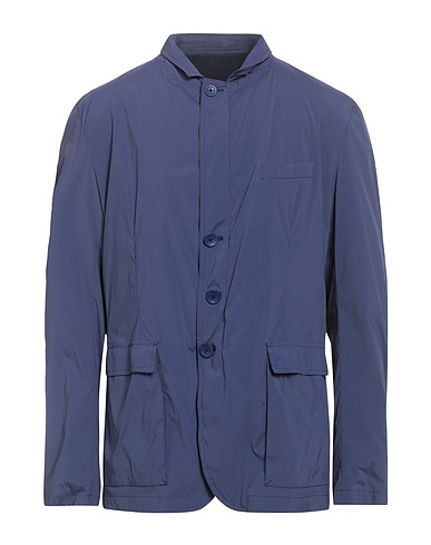 HERNO Jacket Slate blue 98% Polyamide, 2% Elastane