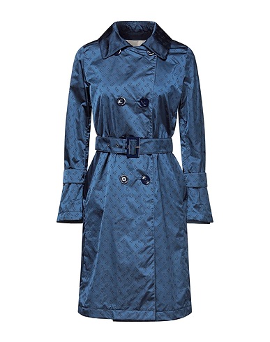 HERNO Double breasted pea coat Midnight blue 100% Polyamide
