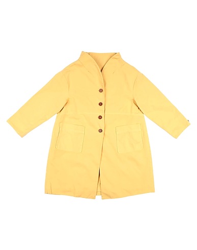 CARAMEL Full-length jacket Ocher 100% Cotton