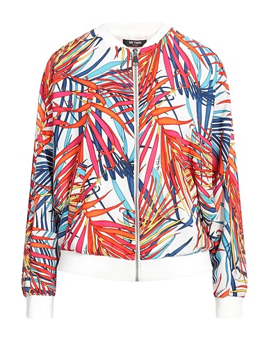 MY TWIN TWINSET Bomber Bianco 100% Poliestere, Elastan