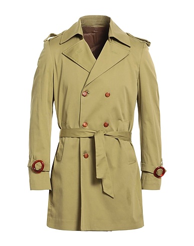NEILL KATTER Double breasted pea coat Khaki 100% Polyester