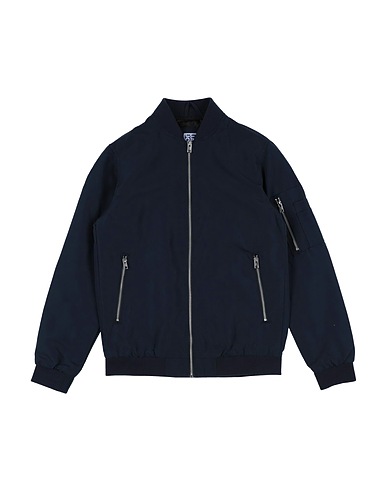 JACK & JONES Bomber Blu notte 100% Poliestere, Elastan