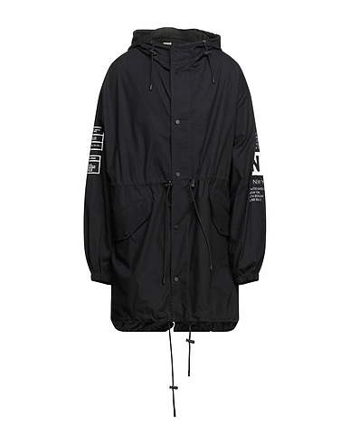 BUSCEMI Parka Nero 96% Cotone, 4% Elastan, PVC - Polivinilcloruro