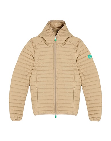 SAVE THE DUCK Shell jacket Beige 100% Recycled polyester