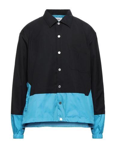 Ambush Two-tone Buttoned Jacket In Black