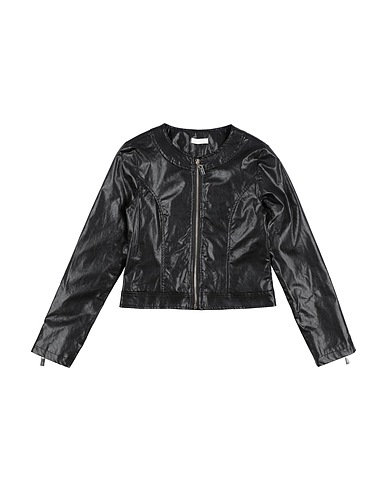 FUN & FUN Jacket Black 100% Viscose, Polyurethane