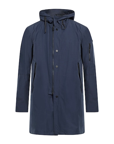 DUNO Lange Jacke Marineblau 52% Polyester, 48% Baumwolle