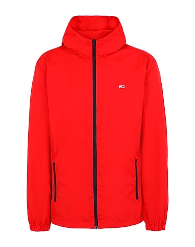 TOMMY JEANS Jacket TJM PACKABLE WINDBRE
 Red 100% Recycled polyamide