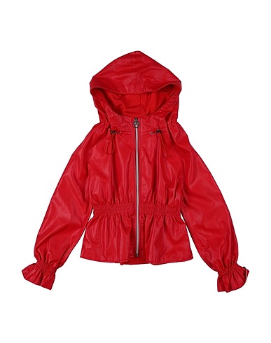 PINKO UP Jacket Red 100% Polyester, Polyurethane