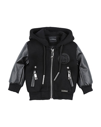 JOHN RICHMOND Jacket Black 70% Viscose, 25% Polyester, 5% Elastane, Polyurethane