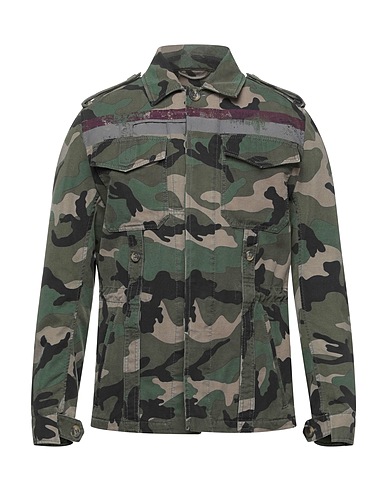 VALENTINO GARAVANI Jacke Militärgrün 100% Baumwolle