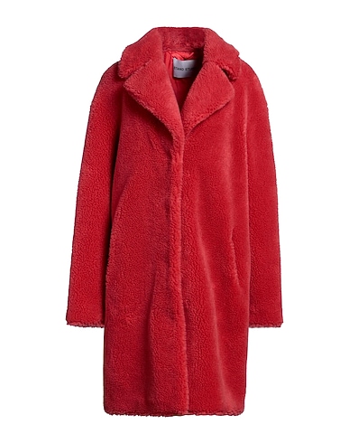 STAND STUDIO Teddy Coat Coral 100% Polyester