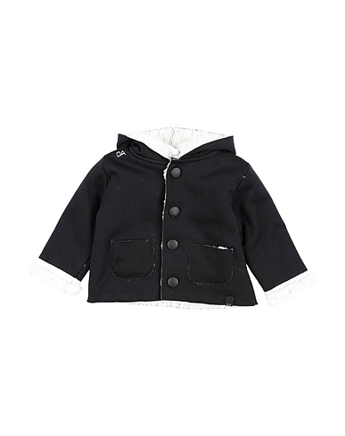 DANIELE ALESSANDRINI Cappotto Nero 100% Cotone