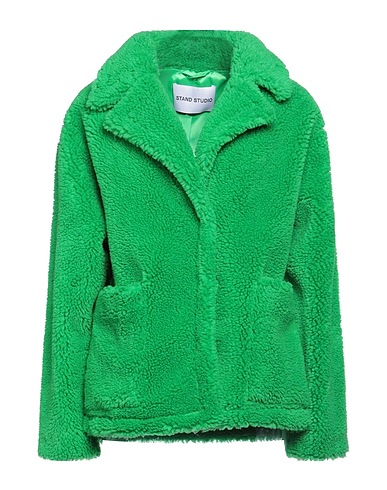 STAND STUDIO Teddy Coat Verde 60% Poliestere, 20% Lana, 20% Acrilico