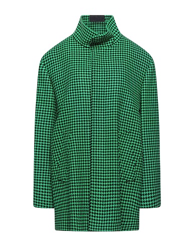 BALENCIAGA コート グリーン ウール 78% / ポリエステル 12% / ナイロン 10%