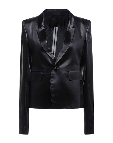 RICK OWENS Blazer Black 61% Acetate, 39% Polyamide