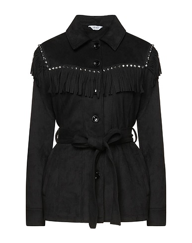 LIU •JO Jacket Black 92% Polyester, 8% Elastane
