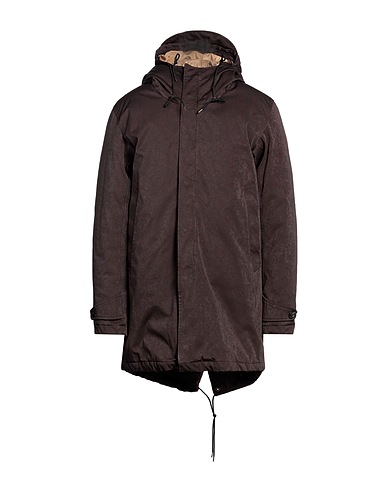 TEN C Shell  jacket Dark brown 60% Polyester, 40% Polyamide