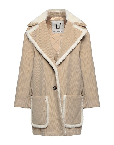 L' AUTRE CHOSE Coat Beige 100% Cotton