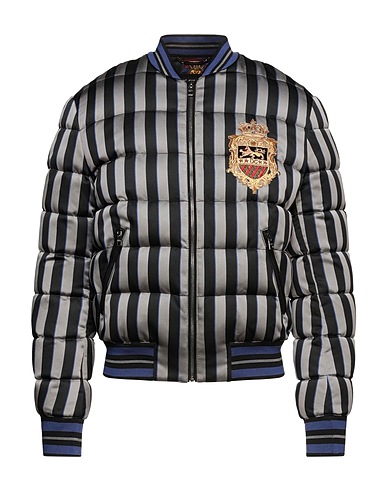 DOLCE&GABBANA Shell jacket Grey 98% Polyester, 2% Silk, Cotton, Polyamide, Elastane