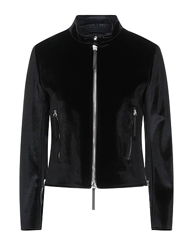 GIUSEPPE ZANOTTI Giubbotto Nero 55% Poliestere, 37% Cotone, 8% Poliuretano