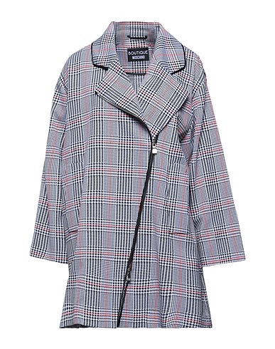 BOUTIQUE MOSCHINO Full-length jacket Black 45% Polyester, 35% Cotton, 18% Viscose, 2% Other Fibres