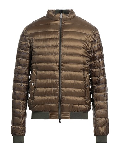 HERNO Shell jacket Military green 100% Polyamide