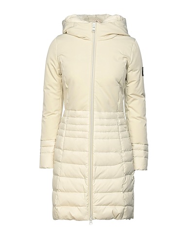DEKKER Shell jacket Ivory 91% Polyamide, 9% Rubber