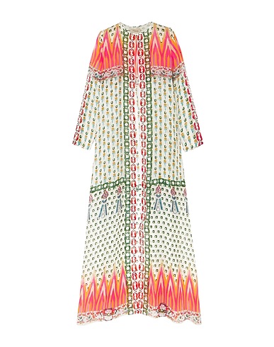 TEMPERLEY LONDON Full-length jacket White 100% Silk