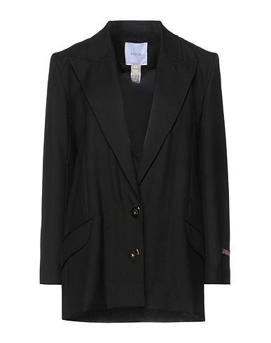 PATOU Blazer Black 100% Virgin Wool
