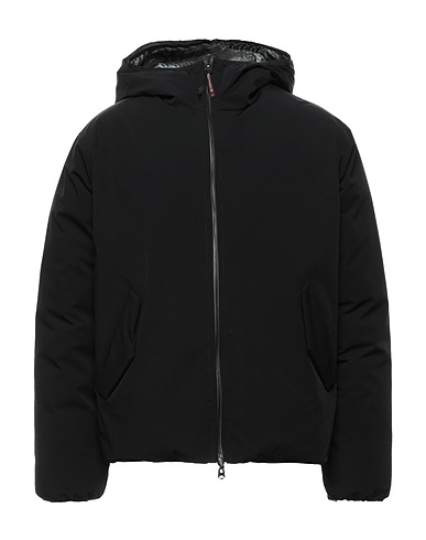 MUSEUM Shell jacket Black 86% Nylon, 14% Elastane