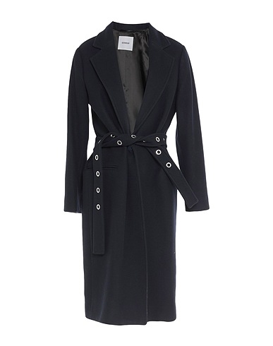 DONDUP Coat Midnight blue 80% Virgin Wool, 20% Polyamide