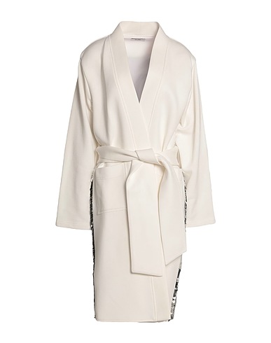 JIJIL Full-length jacket White 88% Cotton, 12% Polyester, Acetate, Polybutylene