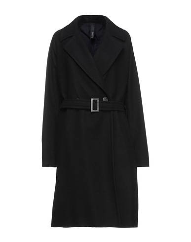 HEVÒ Coat Black 80% Virgin Wool, 20% Polyamide