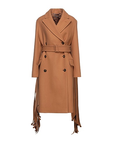 STELLA McCARTNEY Coat Camel 100% Wool, Viscose, Polyurethane