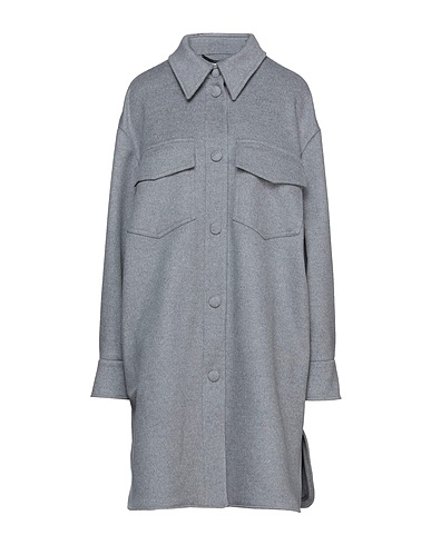STELLA McCARTNEY Coat Grey 100% Wool