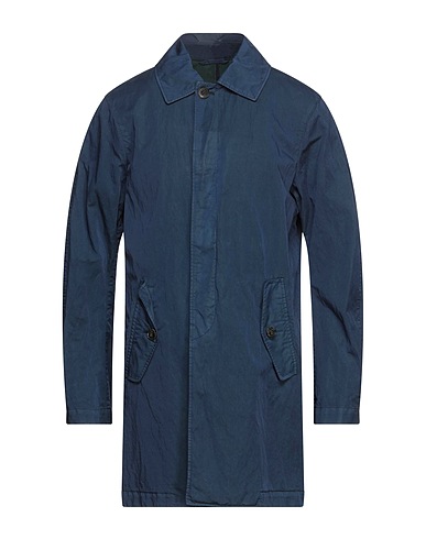 BARACUTA Full-length jacket Blue 63% Cotton, 37% Polyamide