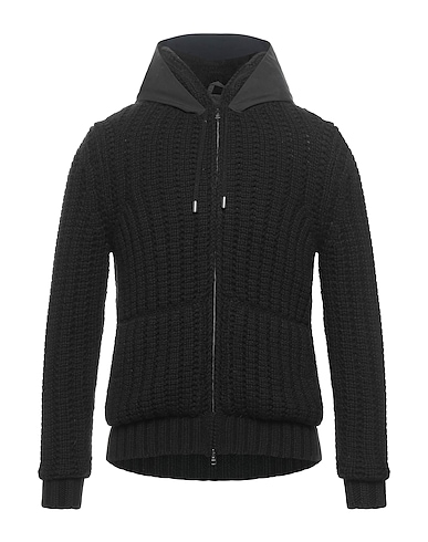 HERNO Jacket Black 70% Alpaca wool, 30% Polyamide, Polyester