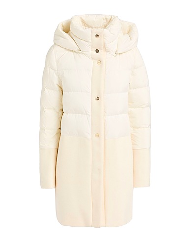HERNO Shell jacket Cream 80% Wool, 20% Polyamide, Polyurethane