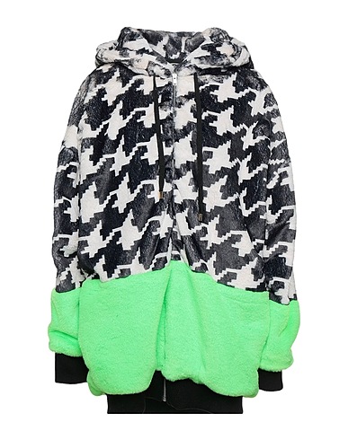 MAISON LAPONTE Teddy Coat Lime green 100% Polyester