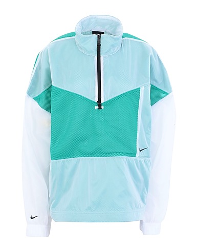 NIKE Windbreakers and softshell jackets TECH PACK WOVEN MESH JACKET
 Emerald green 100% Polyester