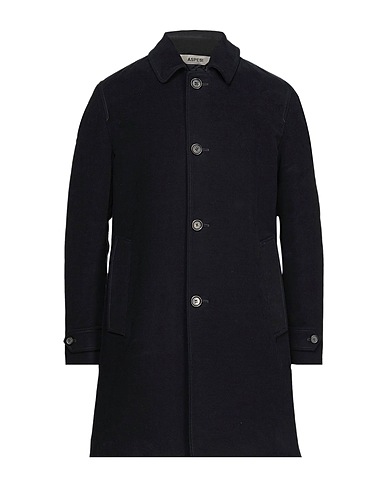 ASPESI Coat Midnight blue 100% Cotton
