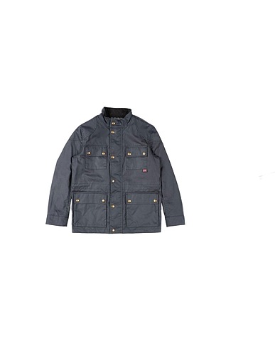 BELSTAFF Giubbotto Blu notte 100% Cotone