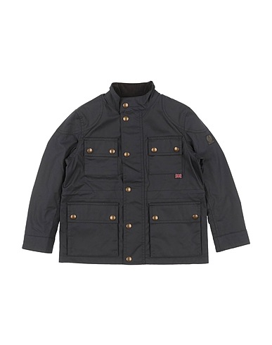 BELSTAFF Giubbotto Nero 100% Cotone