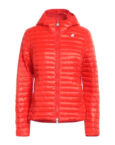 K-WAY Shell  jacket Orange 90% Polyamide, 10% Elastane
