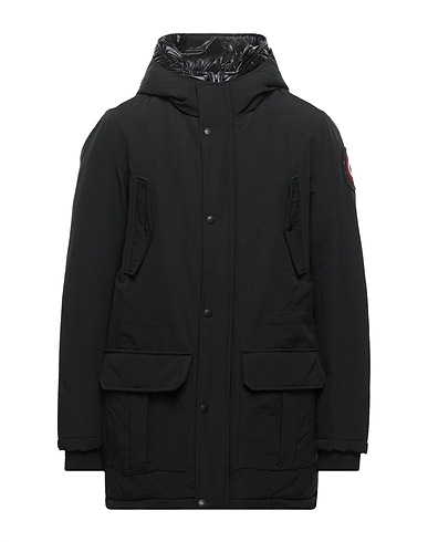 AERONAUTICA MILITARE Shell jacket Black 60% Cotton, 40% Polyamide, Polyester